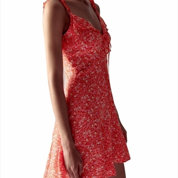 Zara Floral Print Dress Small - Picture 3 of 9